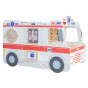 VIGA Large Wooden Ambulance Set Ambulance for Small Rescuers Accessories 25 pcs.
