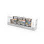 VIGA PolarB Wooden Train with Carriages and Animals for Montessori Stacking