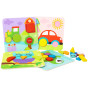 TOOKY TOY 4 in 1 Puzzle Mntessori Blocks Puzzle