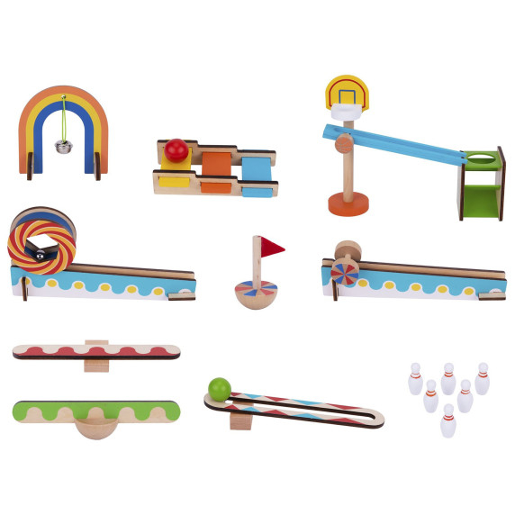 TOOKY TOY Domino Ball Track