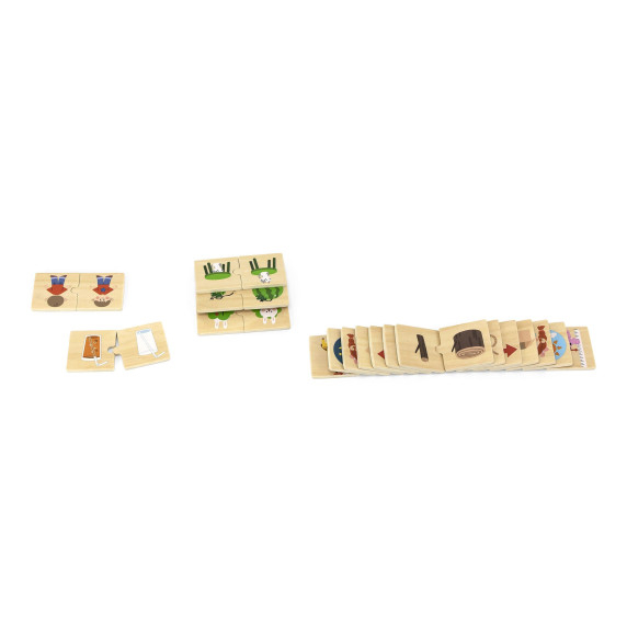 VIGA Wooden Puzzle Opposites