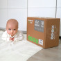 TOOKY TOY Box XXL Montessori Educational Box 7in1 Sensory 0-2 Months