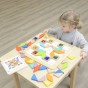 MASTERKIDZ Montessori Tangram Color and Shape Learning Mosaic Puzzle