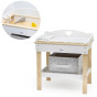 VIGA Wooden Changing Table 2 in 1 Bathtub for Dolls
