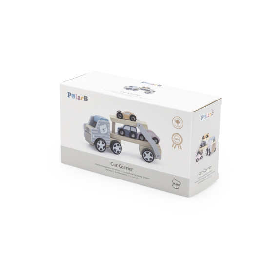 VIGA PolarB Wooden Toy Car with Montessori Cars