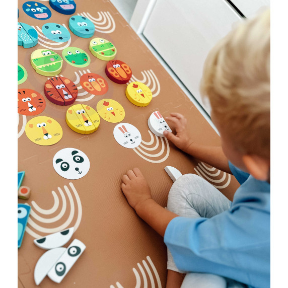 TOOKY TOY Skill Game Animal Blocks FSC Certified