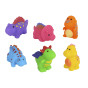 TOOKY TOY Wooden Blocks Educational Puzzle + 6 Play Figures 12 pcs.