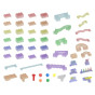 MASTERKIDZ Ball Track Construction Set STEM Board 440 pieces