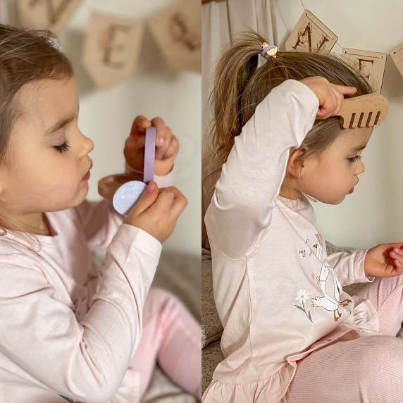 Viga Wooden Dressing Table with Accessories Little Princess Corner