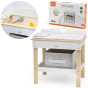 VIGA Wooden Changing Table 2 in 1 Bathtub for Dolls
