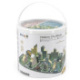 VIGA PolarB Wooden Model with City Blocks 56 pcs.