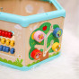 TOOKY TOY Interactive Wooden Montessori Hexagon Opening Box