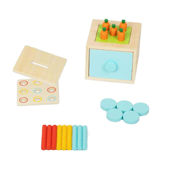 TOOKY TOY Box XXL Montessori Educational 7in1 Sensory Box 16-18 Months