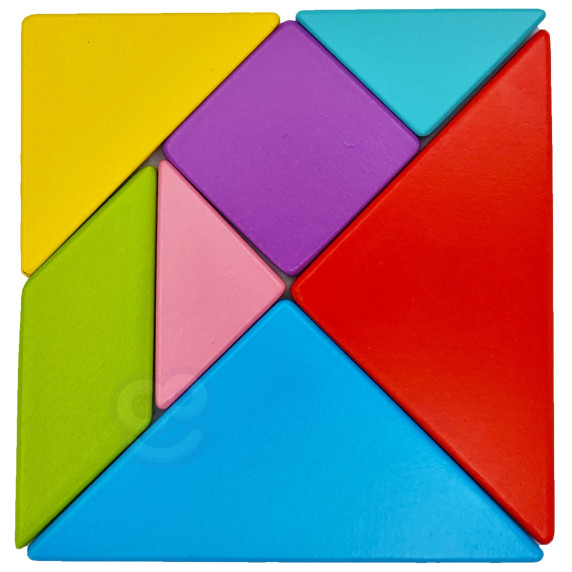 TOOKY TOY Wooden Tangram Puzzle