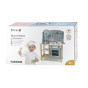 VIGA PolarB Wooden Kitchen with Accessories Silver - Blue