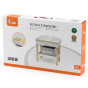 VIGA Wooden Changing Table 2 in 1 Bathtub for Dolls