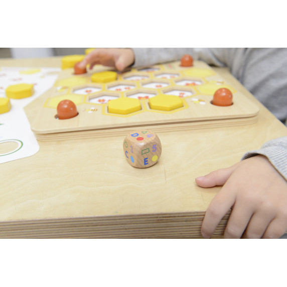 MASTERKIDZ Montessori Beehive and Bees Educational Board Memory Learning Game