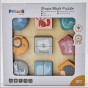 VIGA PolarB Wooden Puzzle Blocks - Animals