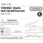 MASTERKIDZ Ball Track Construction Set STEM Board 440 pieces