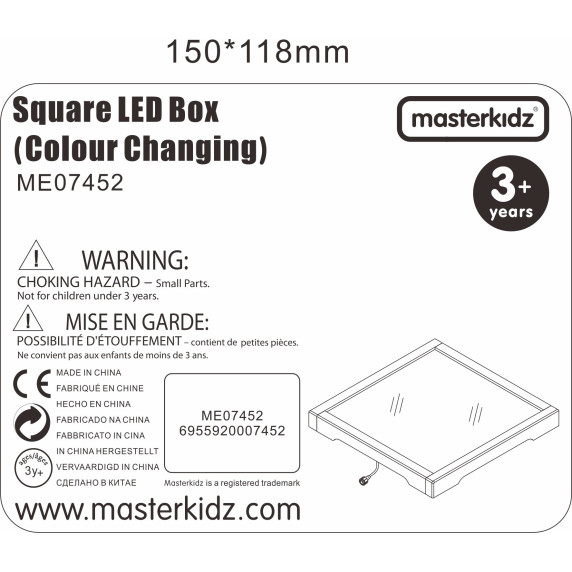 MASTERKIDZ LED Light Panel Color Changing with Remote Control