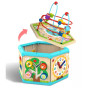TOOKY TOY Interactive Wooden Montessori Hexagon Opening Box