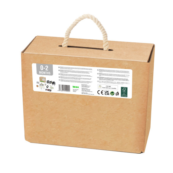 TOOKY TOY Box XXL Montessori Educational Box 7in1 Sensory 0-2 Months