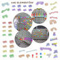 MASTERKIDZ Ball Track Construction Set STEM Board 440 pieces