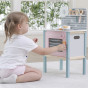 VIGA Wooden kitchen for children with accessories