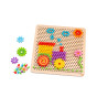 TOOKY TOY Montessori Mosaic Puzzle with Pins Climbing 88 pcs.