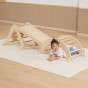 Viga Home Playground 3 in 1: Pikler Triangle, Rocker and Slide