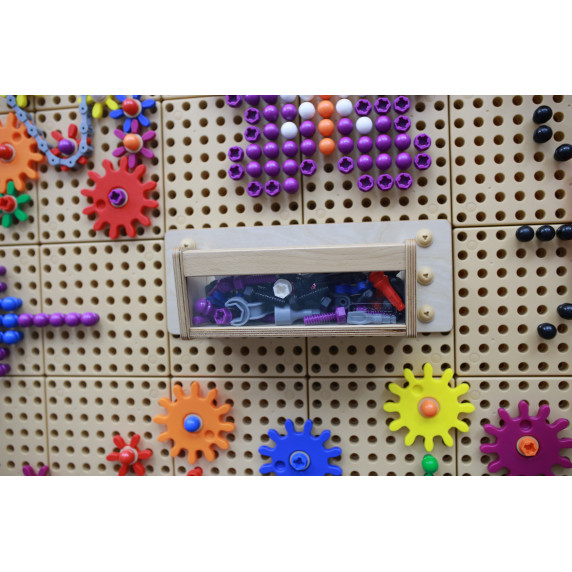 MASTERKIDZ Accessory Container with Transparent Wall - STEM Science and Education Board