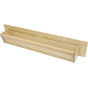 MASTERKIDZ Wooden Container with Transparent Wall 80 cm for STEM Science and Creativity Boards