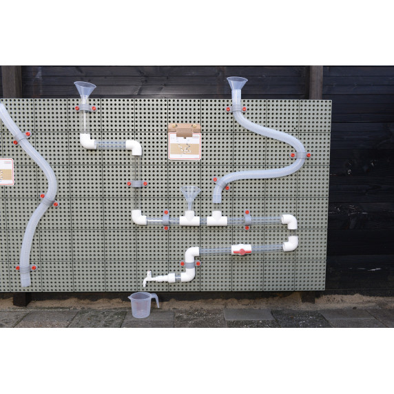 MASTERKIDZ STEM Board Pipe System 121 pieces