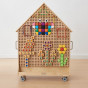 MASTERKIDZ Wooden STEM Board Freestanding XXL in the Shape of a House