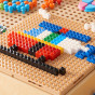 MASTERKIDZ STEM Building Block Set 135 pcs with Panel Overlay 4 pcs.