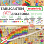 MASTERKIDZ Freestanding STEM Creative Learning Board 125 x 86 + Accessories Set