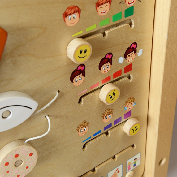 MASTERKIDZ How Are You Feeling? Montessori Emotional Learning Board