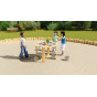 CLASSIC WORLD EDU Educational Garden Table 6 Functions Playing with Sand, Liquid, and Stones