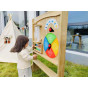 CLASSIC WORLD EDU 2-in-1 Manipulative Chalk Board Learning Time and Weather
