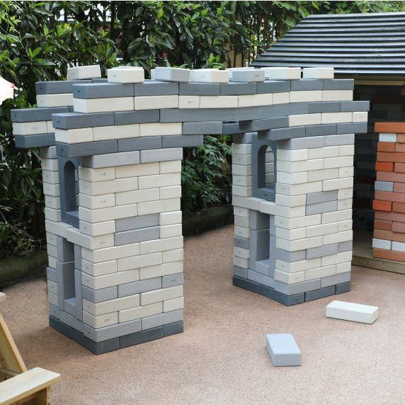 CLASSIC WORLD EDU Mega Construction Blocks EVA Bricks Soft for Building 90 pcs.