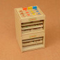 MASTERDKIZ Small Cabinet for Storage of Handy Educational Boards for 3 Boards