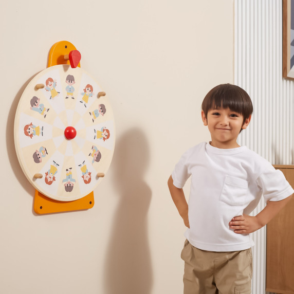 VIGA Wall Board Circle Show Emotions FSC Montessori Certificate