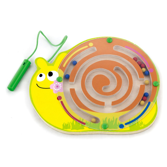 Viga Magnetic Maze Wooden Snail Game