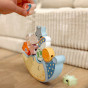 TOOKY TOY Cosmic Sleeping Moon Balancing Wooden Puzzle Threading Montessori Space