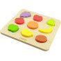 MASTERKIDZ Wooden Shape Sorter Colorful Fruits Montessori