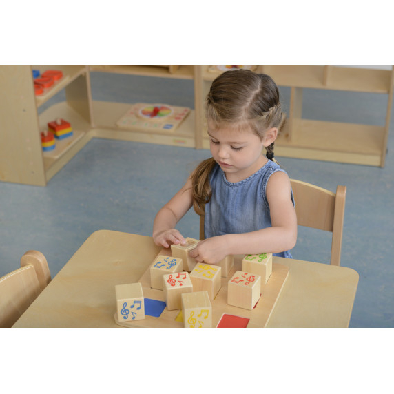 MASTERKIDZ Wooden Sensory Sorter Connecting Sounds Montessori