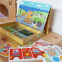 TOOKY TOY Montessori Educational Puzzle Magnetic Box for Children 80 pcs.