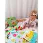 TOOKY TOY Puzzle Blocks for Kids Animals Match Learning Shapes Colors + Boards