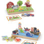 Viga Wooden Distance Learning Puzzle 2 in 1 Farm and Sea