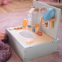 TOOKY TOY Toilet Bathroom Wooden Toilet Bathroom with Accessories